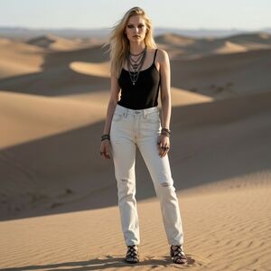 Levi's White High Rise Button Fly Straight Leg Jeans - 28 - NWT